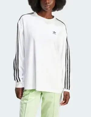 Adidas Camiseta manga larga 3 bandas