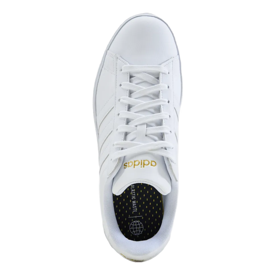 Adidas Grand Court Cloudfoam Lifestyle Court Comfort Shoes Ftwr White