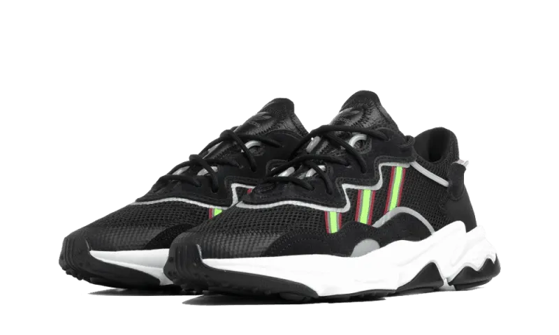 Adidas Ozweego Core Black Solar Green