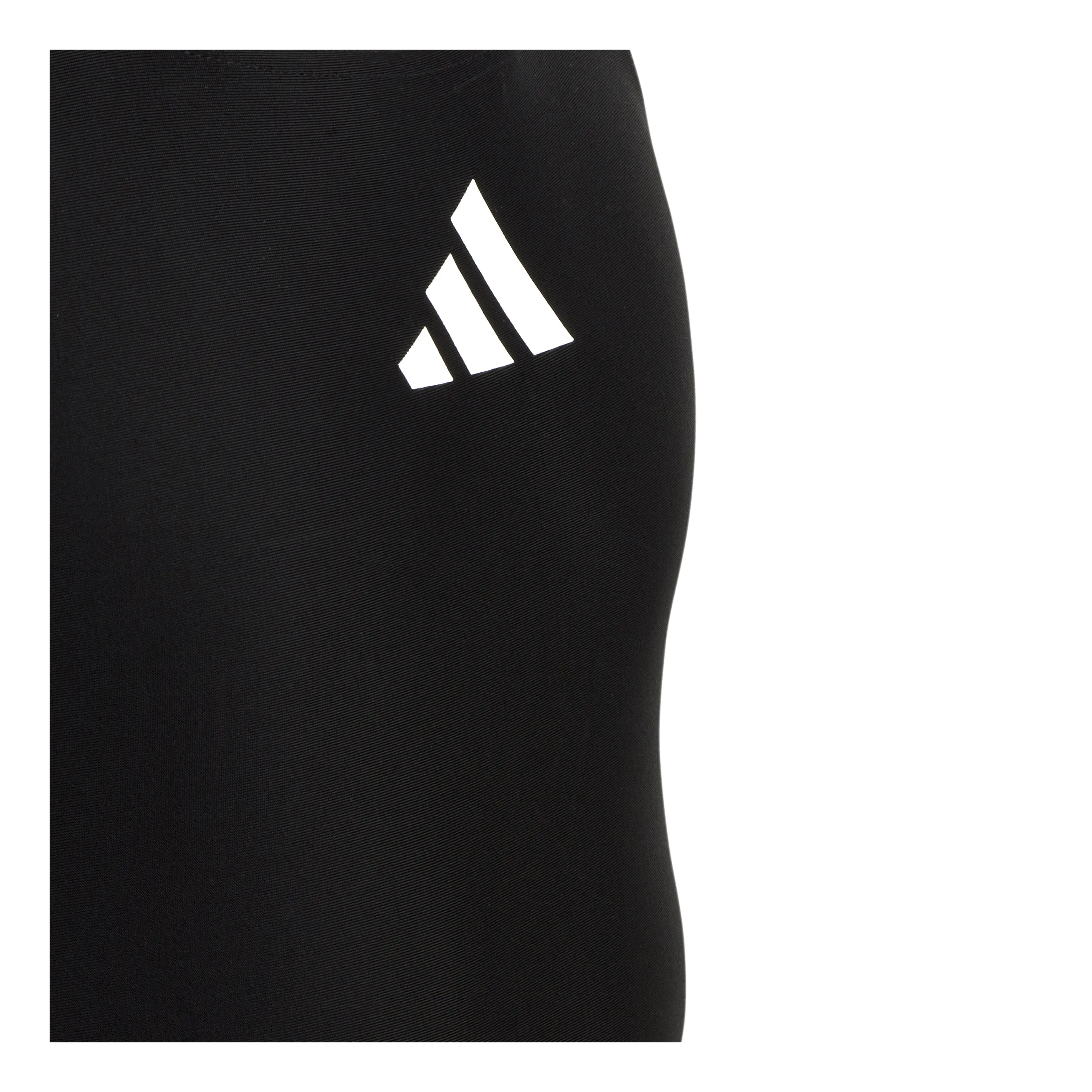 Adidas Solid Small Logo Swimsuit Black / White