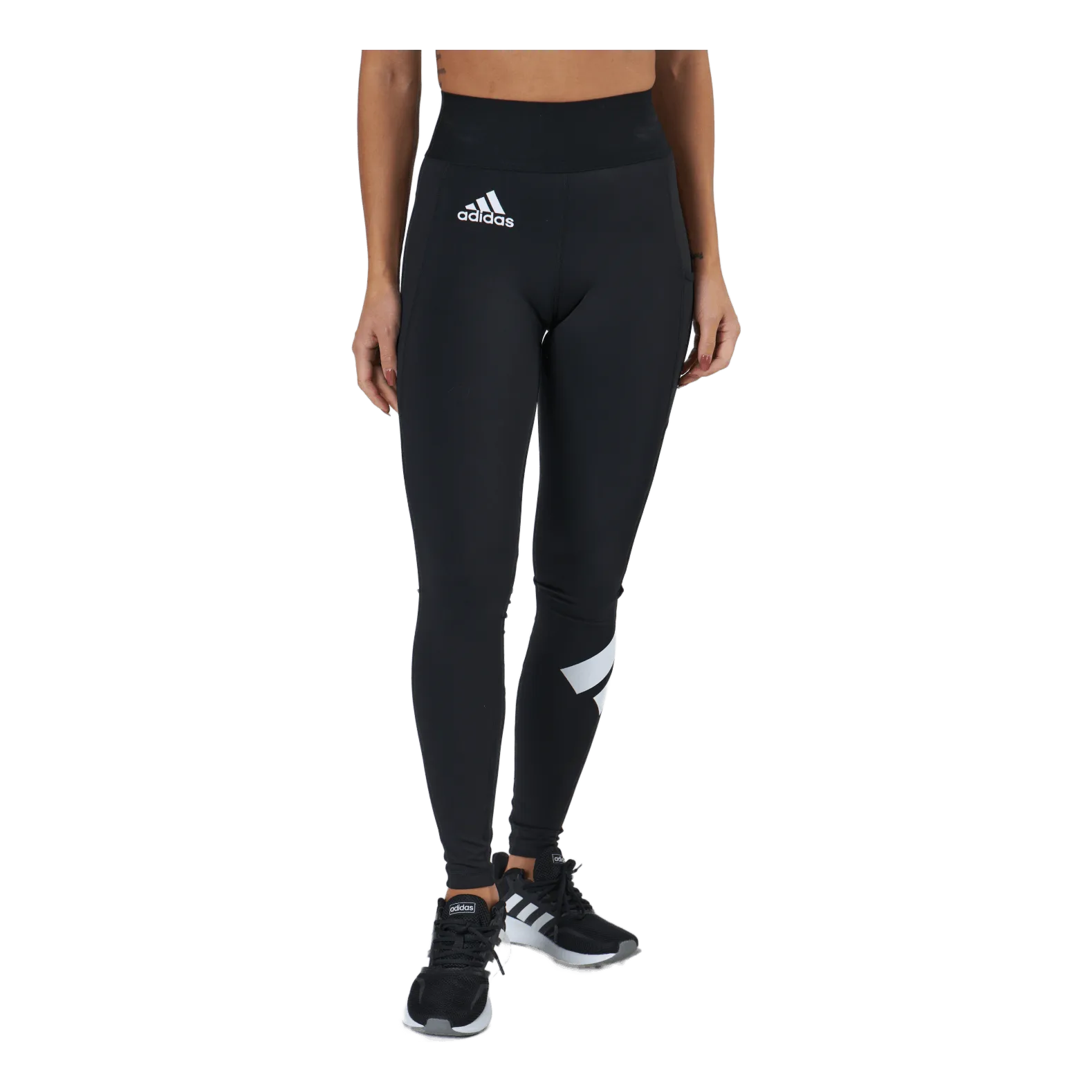 Adidas Techfit Long 3Bar Logo Tight Black / White