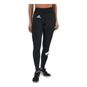 Adidas Techfit Long 3Bar Logo Tight Black / White