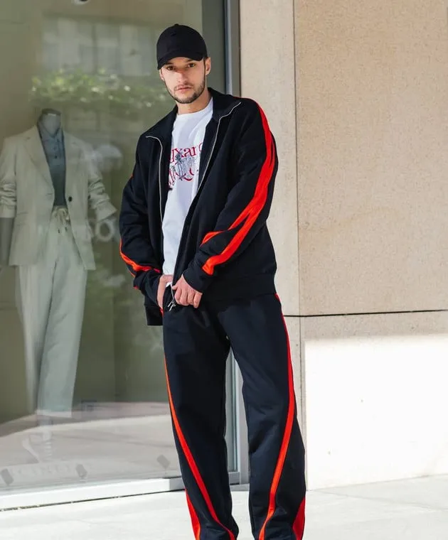 Alexander McQueen Black cap with Skull logo embroidery