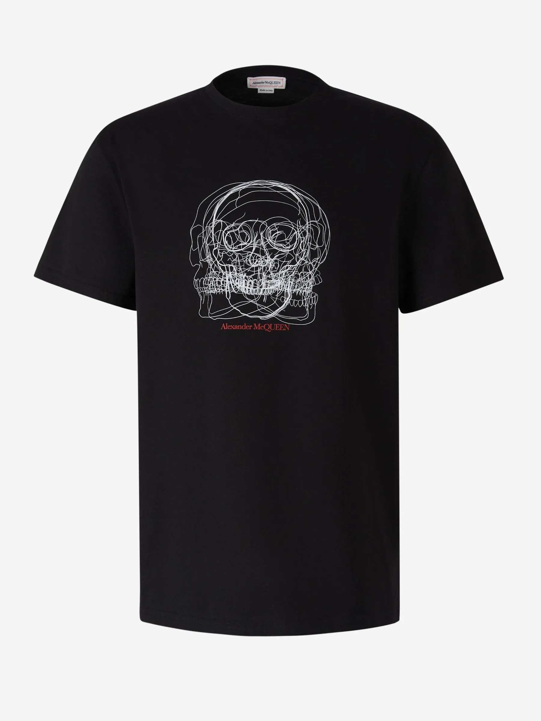 Alexander McQueen Camiseta Skull Sketch