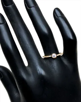 ANILLOS DORADOS PARA MUJER DE BISUTERIA FINA 