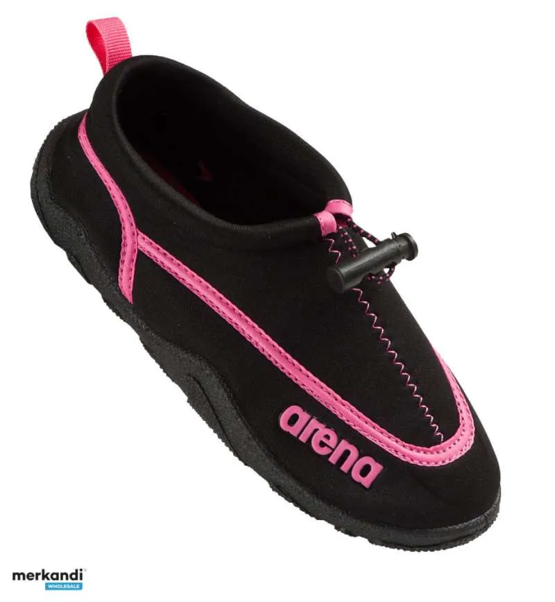 ARENA ZAPATOS DE AGUA CORALES LAZO PARA MUJER NEGRO-FUCSIA TALLA 40 1E180/90