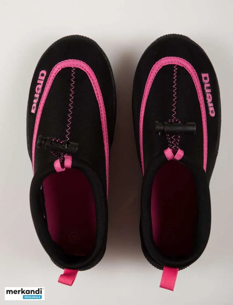 ARENA ZAPATOS DE AGUA CORALES LAZO PARA MUJER NEGRO-FUCSIA TALLA 40 1E180/90