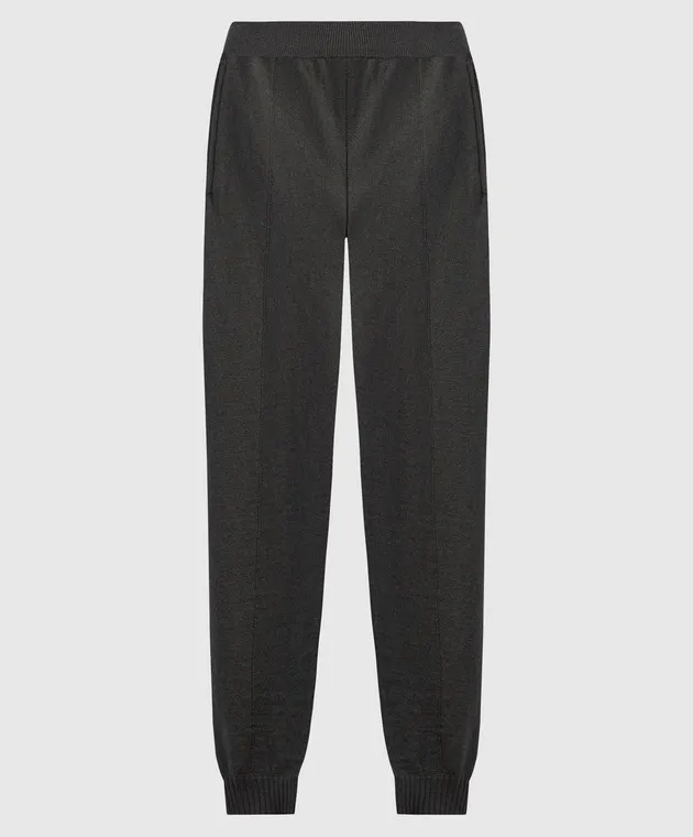 Ballantyne Green wool joggers