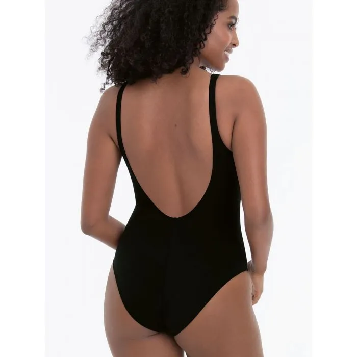 Bañador mujer Rosa Faia Pure sin aros 7780 Negro