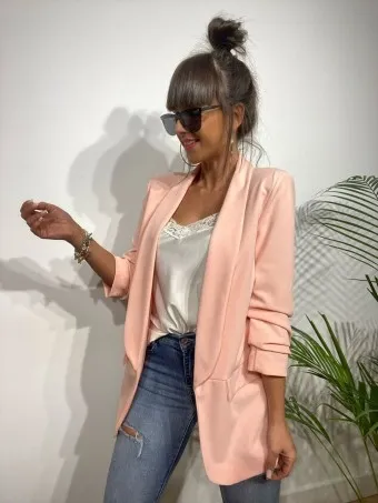 Blazer Frunces BIANCA Rosa Peach