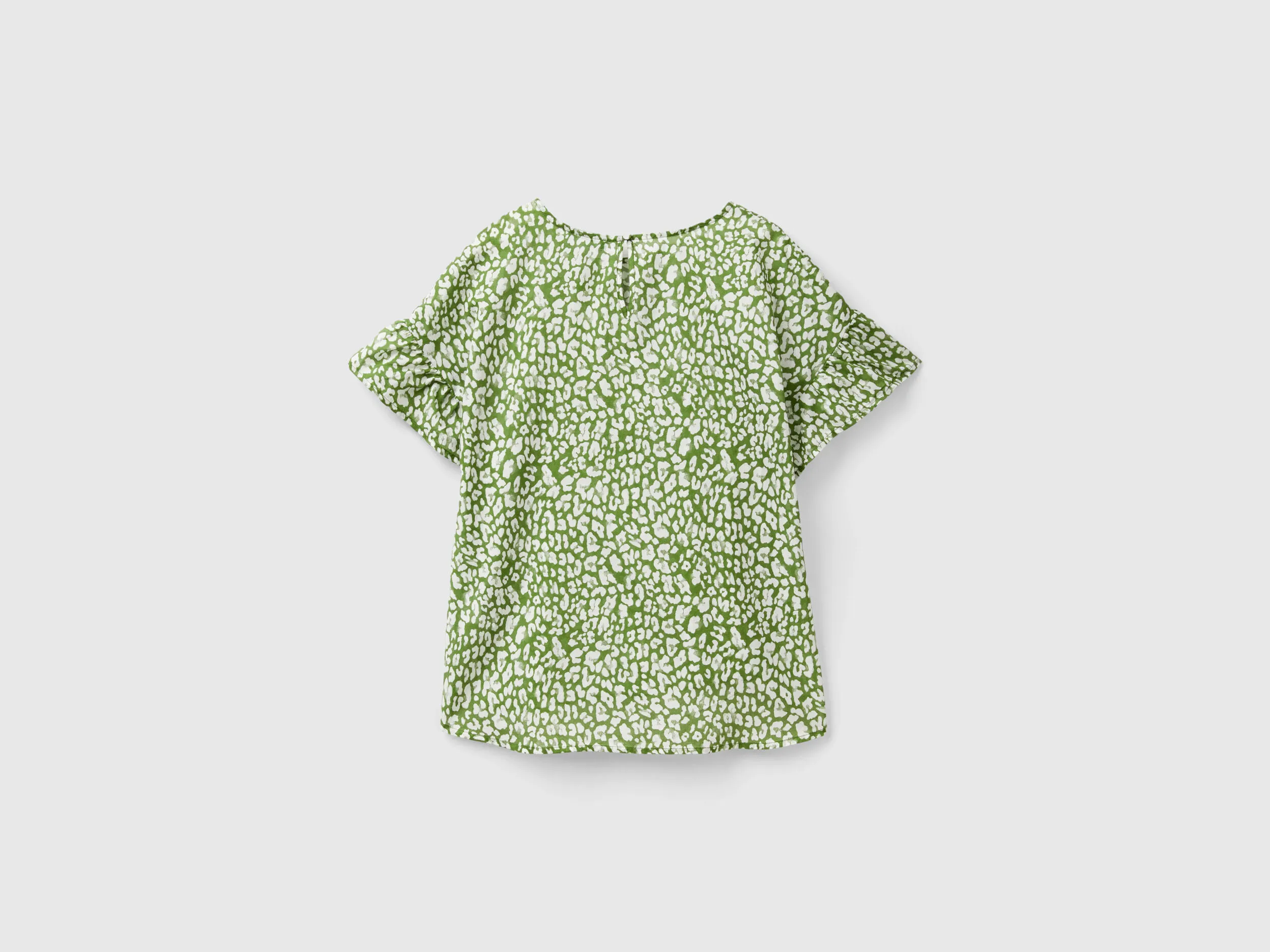 Blusa estampada de algodón ligero