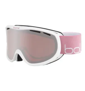 Bollé Sierra Ski Mask (White Pink Shiny Vermillon Gun Cat 2) Mujer