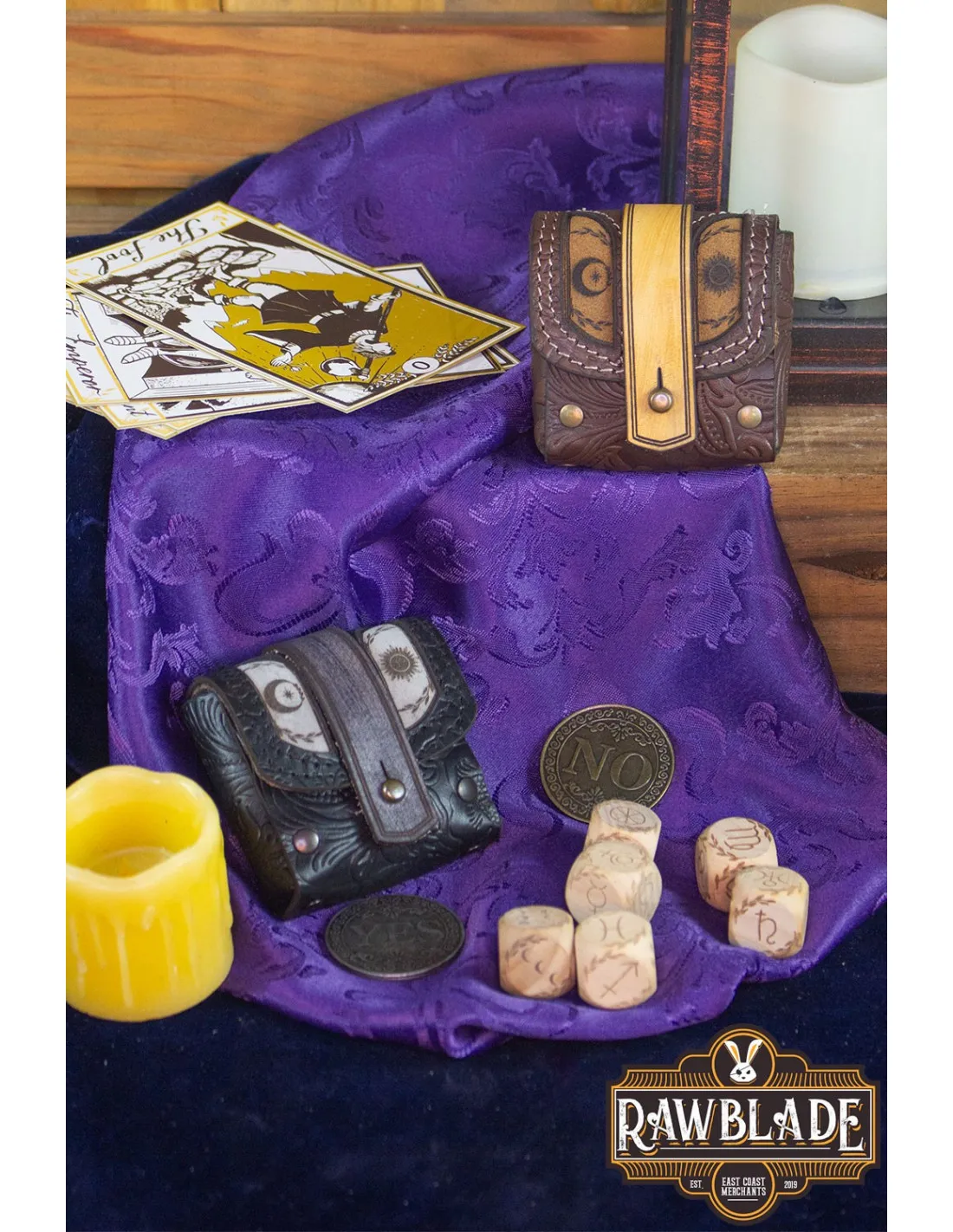 Bolsa de la Fortuna marrón para LARP