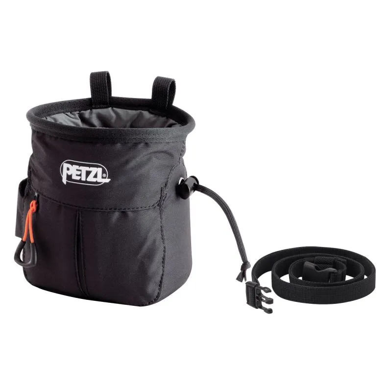 Bolsa de tiza PETZL SAKAPOCHE (NEGRO)