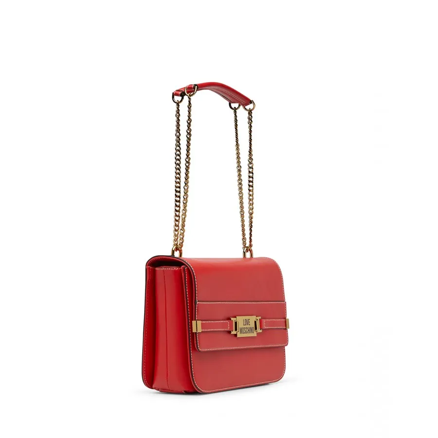 Bolsa Mujer De Hombro Bandolera LOVE MOSCHINO JC4236 Pu Rojo Cuero Sintético