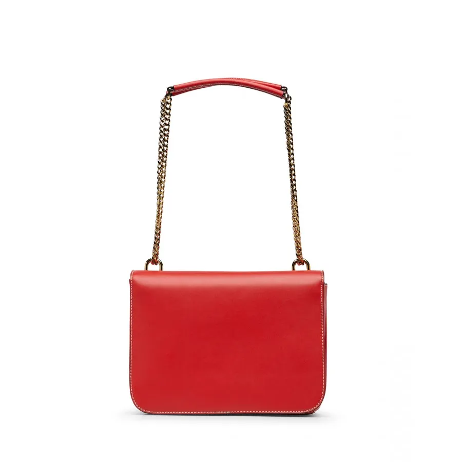 Bolsa Mujer De Hombro Bandolera LOVE MOSCHINO JC4236 Pu Rojo Cuero Sintético