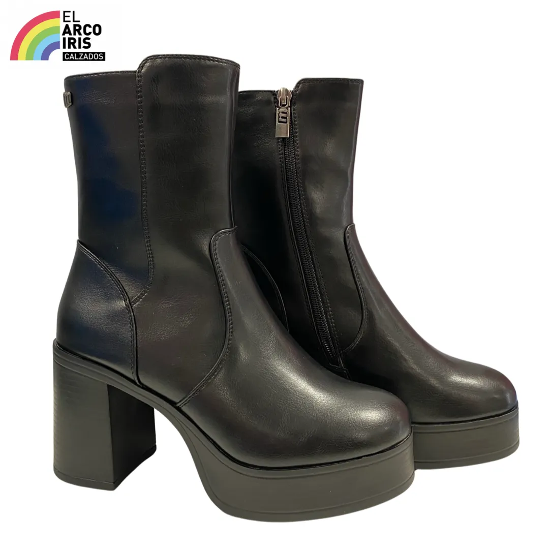 BOTIN MUJER MUSTANG 53562 NEGRA