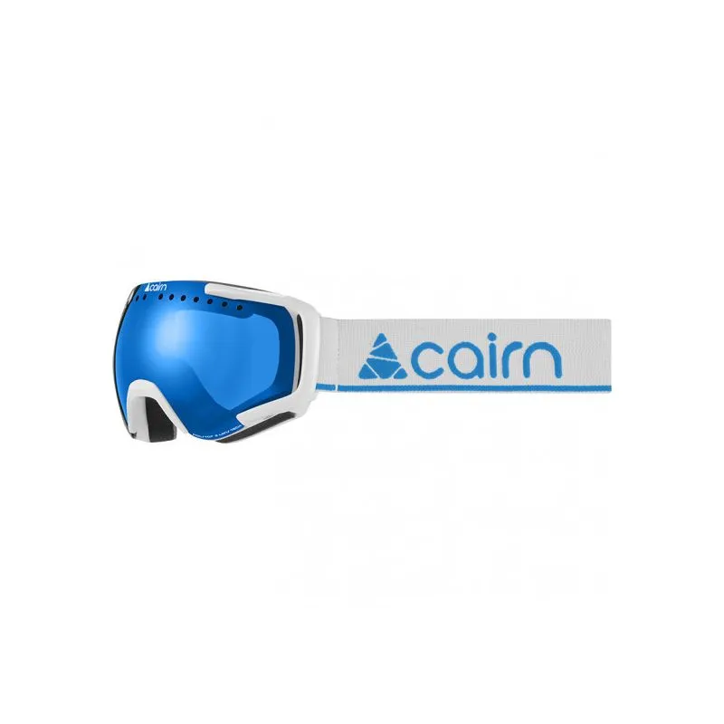 Cairn Next Spx3 Ski Mask [ium] (Mat White Blue Mirror)