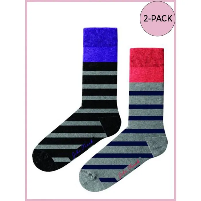 Calcetines mujer John Frank Algodón (Pack 2 pares) WJF2LS19-16