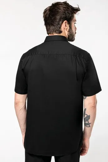 Camisa de algodón Ariana de manga corta para hombre