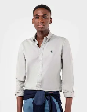 Camisa El Ganso Twill gris para hombre