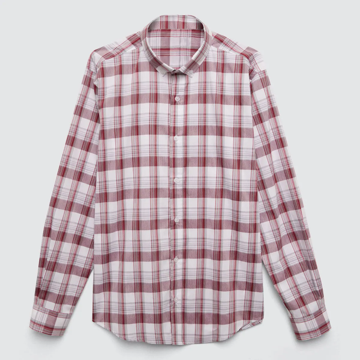 Camisa Para Hombre Estampado Cuadros