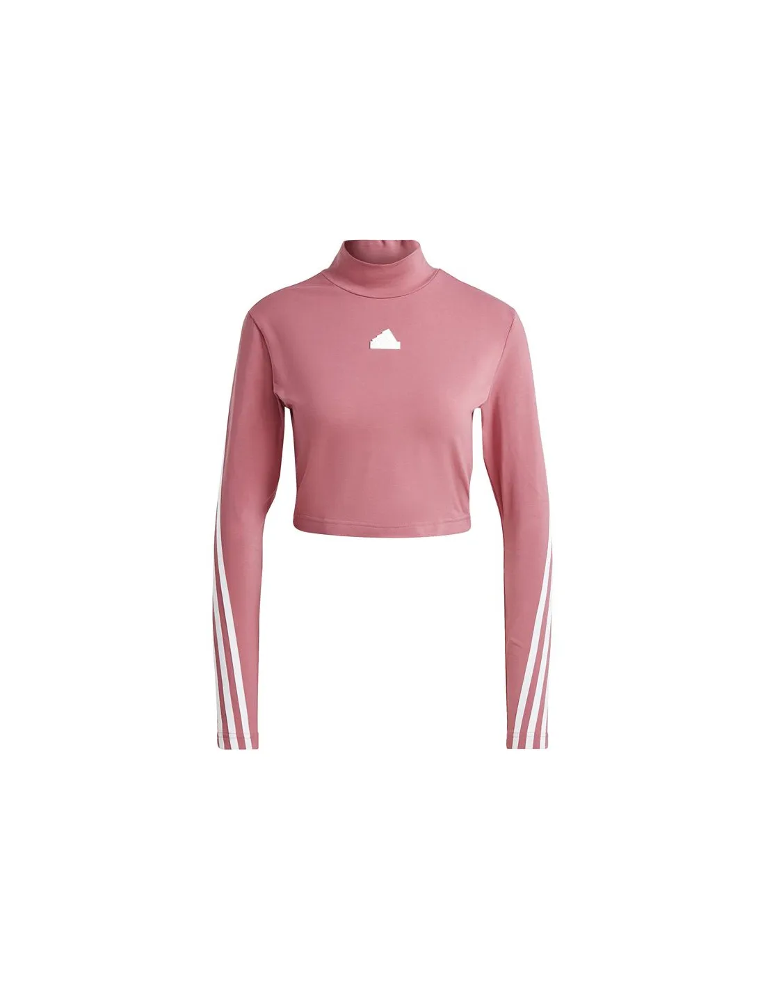 Camiseta adidas Top Future Icons Mock Neck 3 bandas mujer