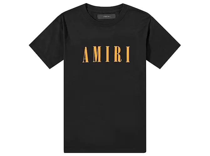 Camiseta AMIRI CORE LOGO Negro Naranja 