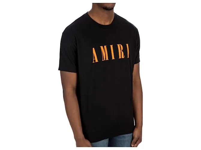 Camiseta AMIRI CORE LOGO Negro Naranja 