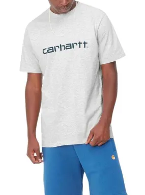 Camiseta Carhartt Script Gris para Hombre