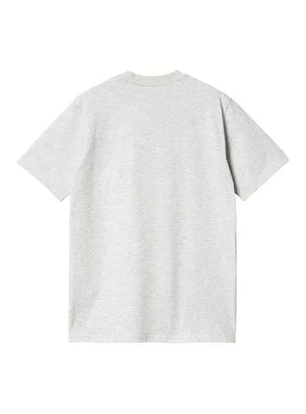 Camiseta Carhartt Script Gris para Hombre