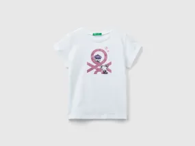 Camiseta de algodón orgánico con estampado