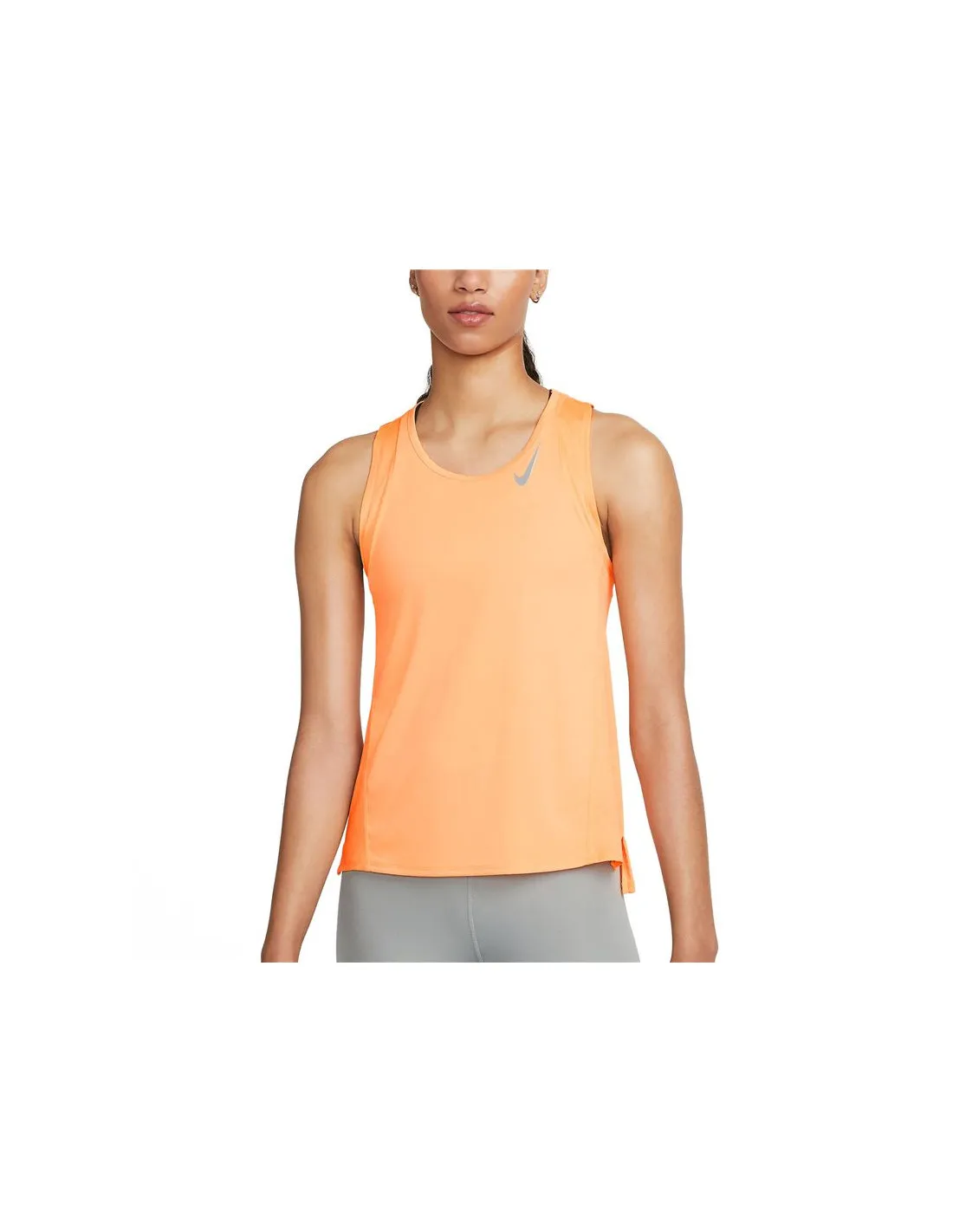 Camiseta de running Nike Dri-FIT Race Mujer Orange