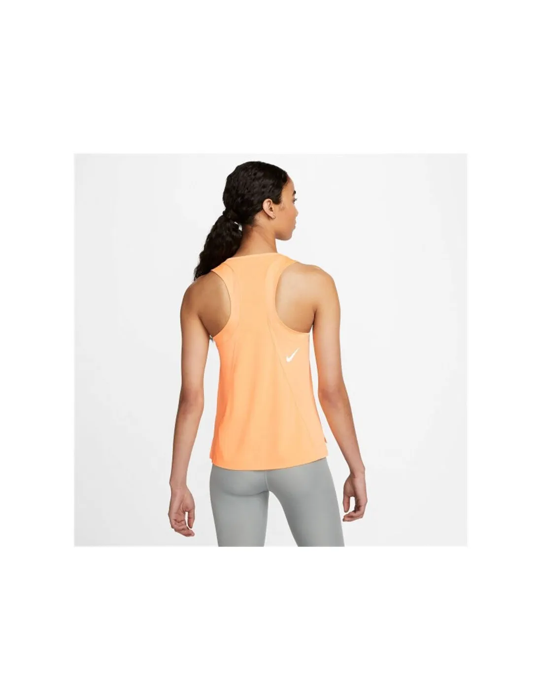 Camiseta de running Nike Dri-FIT Race Mujer Orange