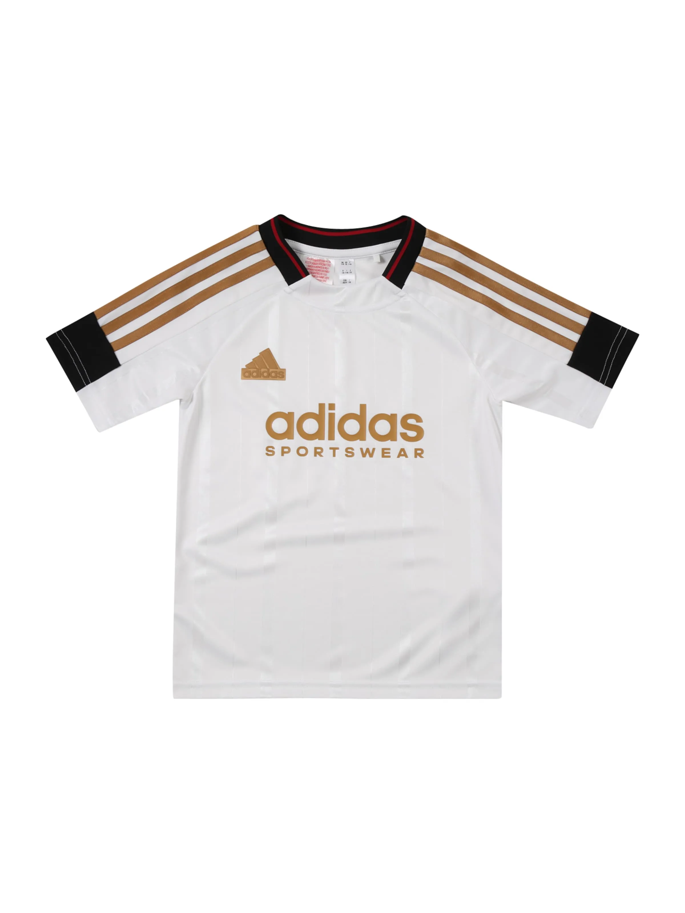 Camiseta funcional 'Tiro Nations' ADIDAS SPORTSWEAR en Blanco