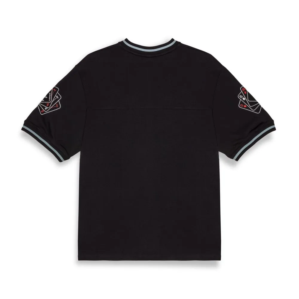 Camiseta Grimey Deeper V Neck Oversize Black