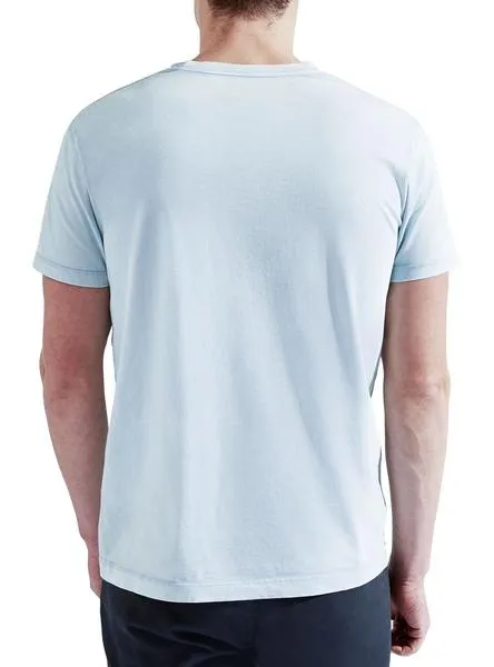 camiseta hackett three azul para hombre