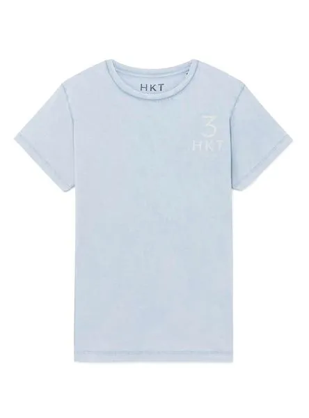 camiseta hackett three azul para hombre