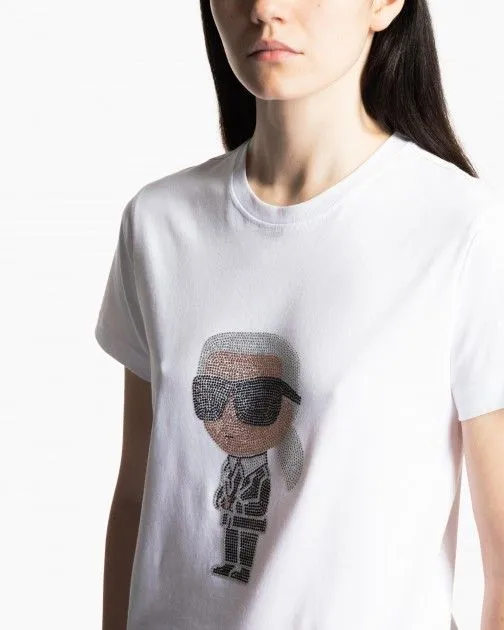 Camiseta Karl Lagerfeld 230W1770 Blanco