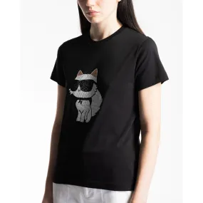 Camiseta Karl Lagerfeld 235W1771 Negro