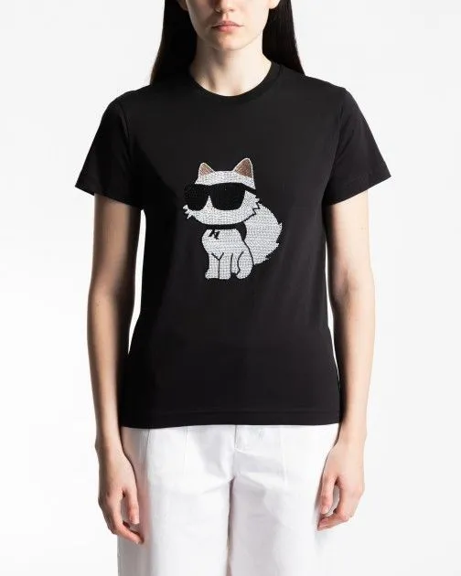 Camiseta Karl Lagerfeld 235W1771 Negro