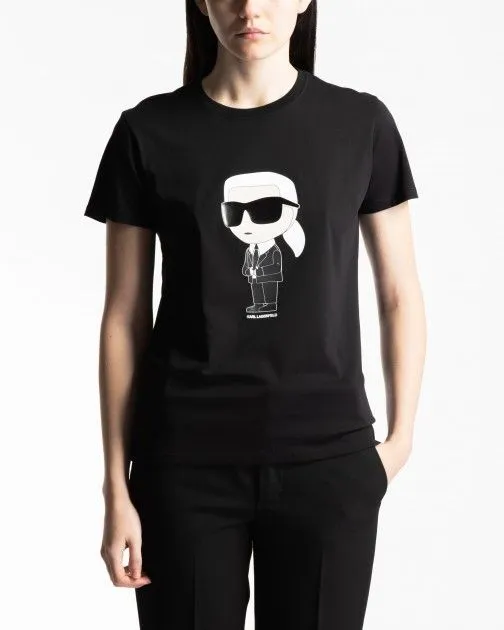 Camiseta Karl Lagerfeld Ikonik 2.0 Karl Negro