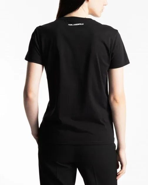 Camiseta Karl Lagerfeld Ikonik 2.0 Karl Negro