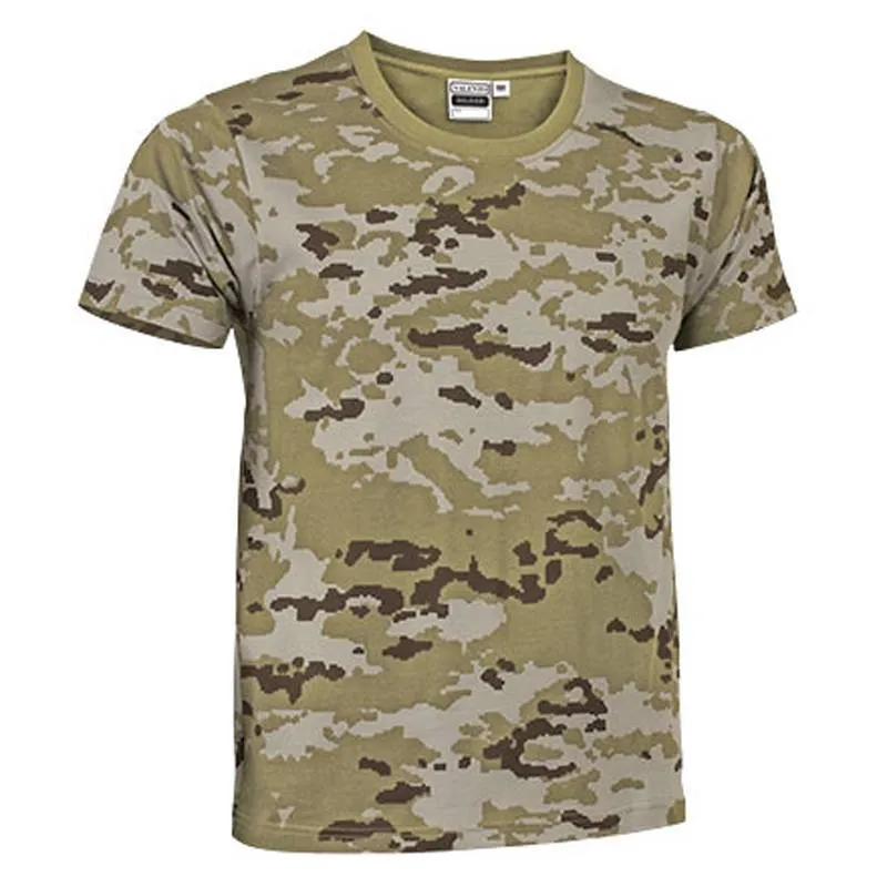 Camiseta manga corta camuflaje