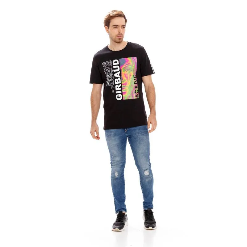 Camiseta Manga Corta Para Hombre