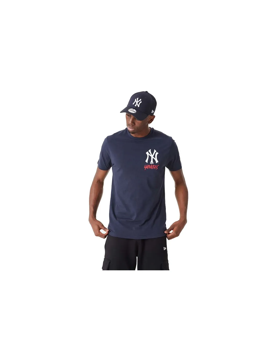 Camiseta New Era Graphic New York Yankees Azul Hombre