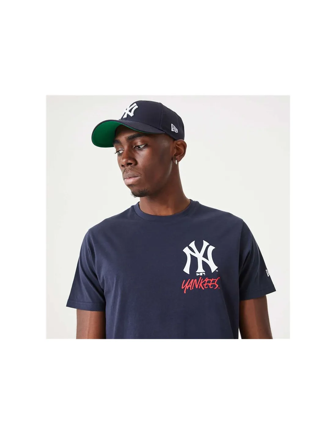 Camiseta New Era Graphic New York Yankees Azul Hombre