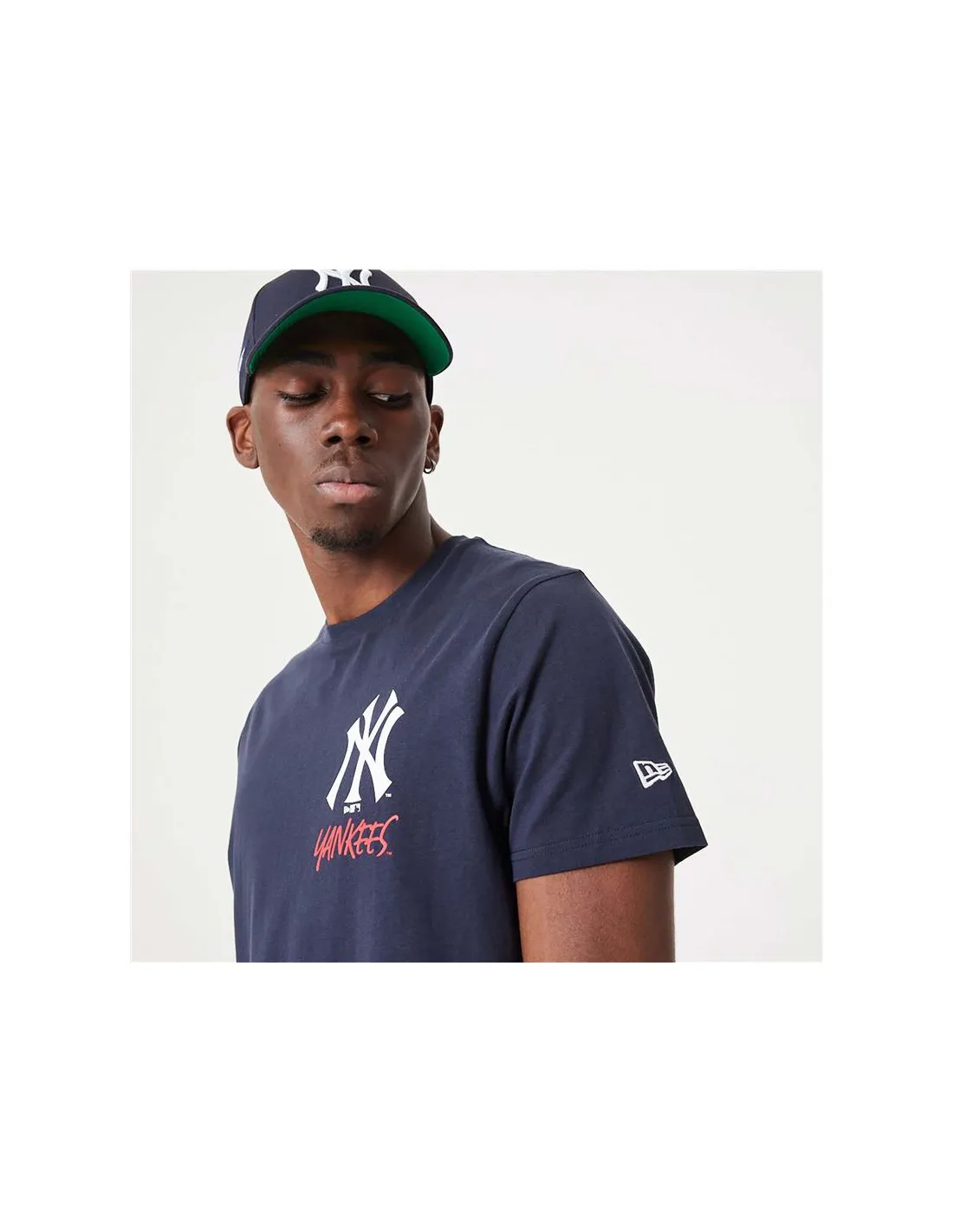 Camiseta New Era Graphic New York Yankees Azul Hombre