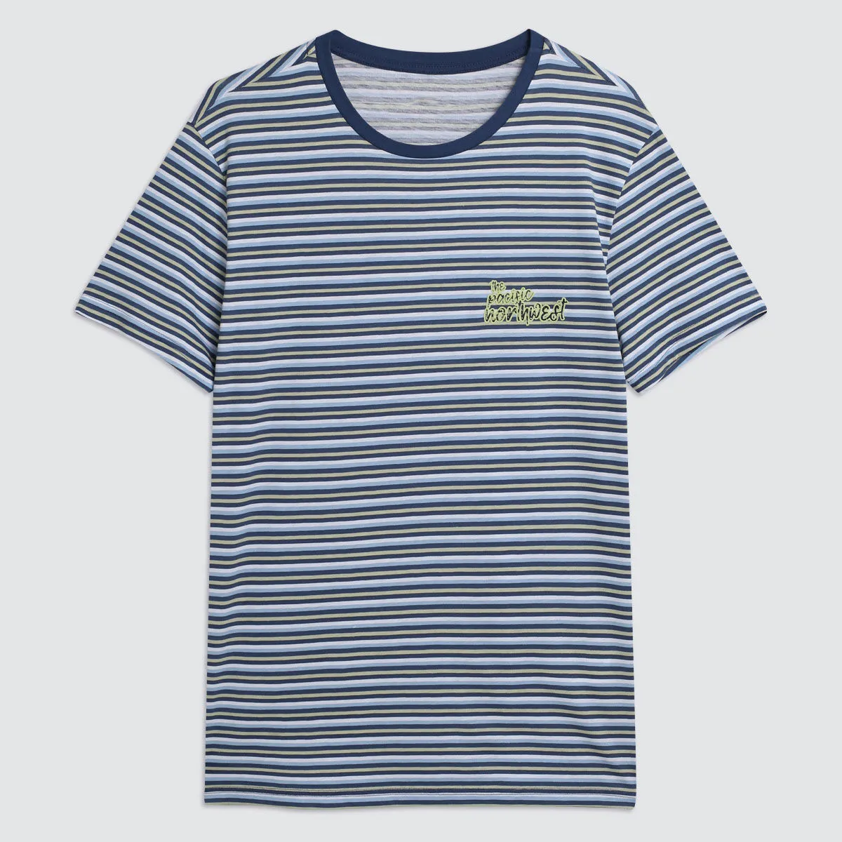 Camiseta Para Hombre Con Lineas