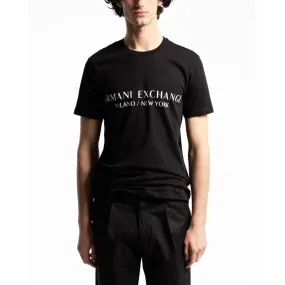 camiseta slim fit Armani Exchange 8NZT72 Z8H4Z Negro